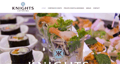 Desktop Screenshot of knightscatering.ie